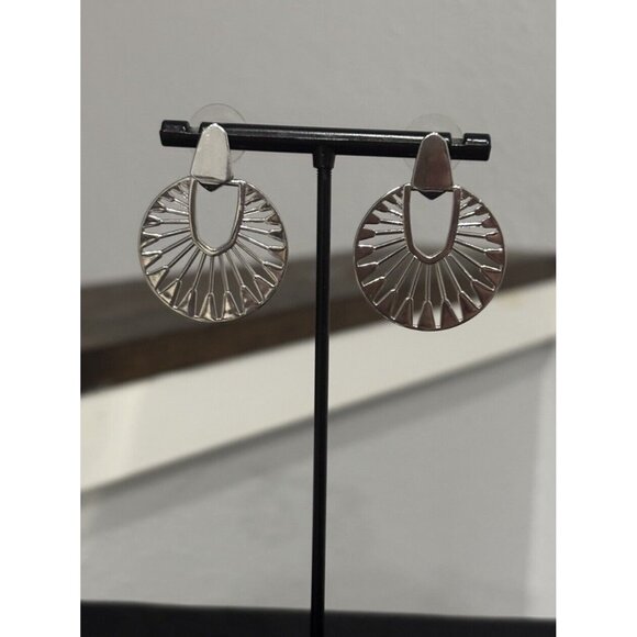 Kendra Scott Jewelry - Kendra Scott Silver Fan Earrings